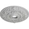 Ekena Millwork Rose Ceiling Medallion (Fits Canopies up to 7 1/4"), Hand-Painted Frost, 18"OD x 3 1/2"ID x 1 1/2"P CM18ROFRF - alternate 2